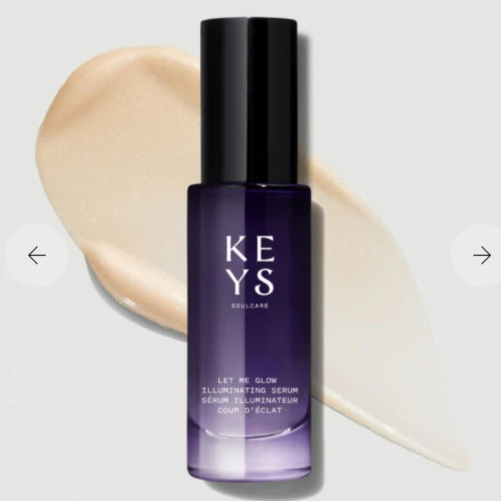 NIB KEYS SOULCARE LET ME GLOW ILLUMINATING SERUM IN GOLDEN AURA